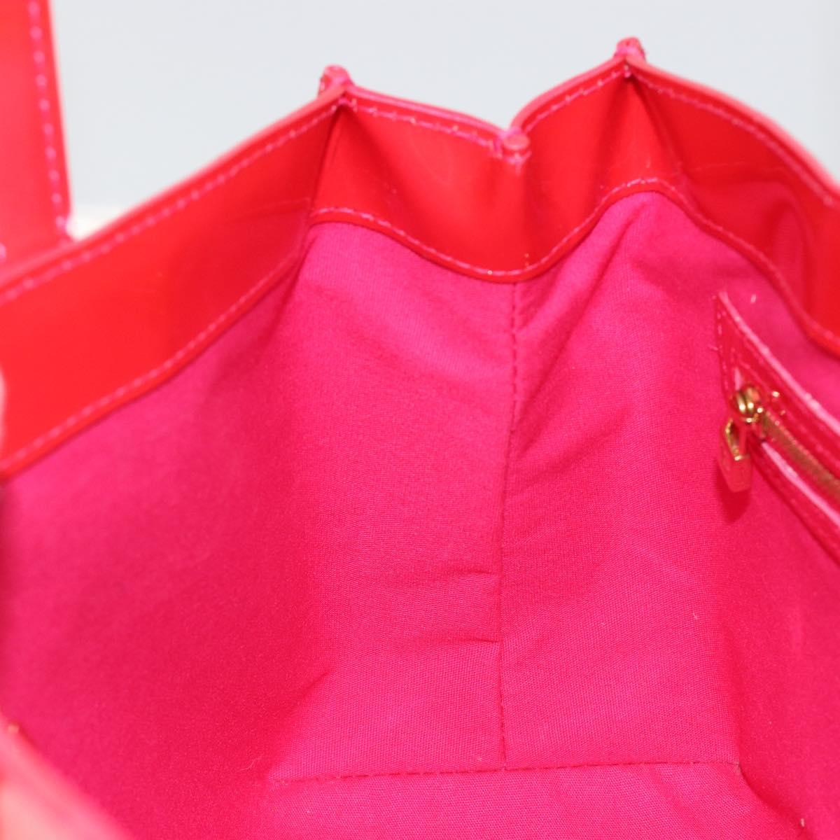 LOUIS VUITTON Monogram Vernis Wilshire PM Bag Rose Pop M93643 LV Auth 190861A