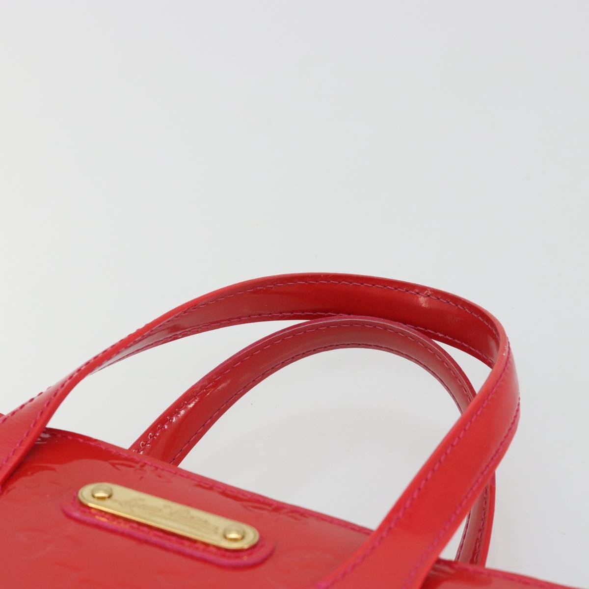 LOUIS VUITTON Monogram Vernis Wilshire PM Bag Rose Pop M93643 LV Auth 190861A