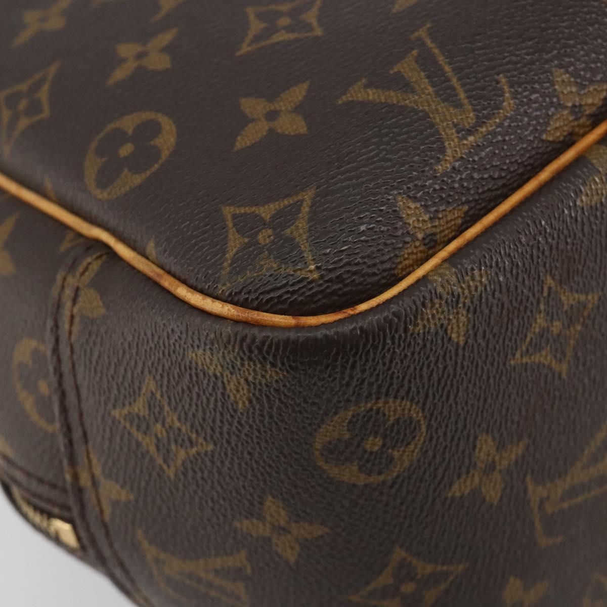 LOUIS VUITTON Monogram Deauville Hand Bag M47270 LV Auth 190863