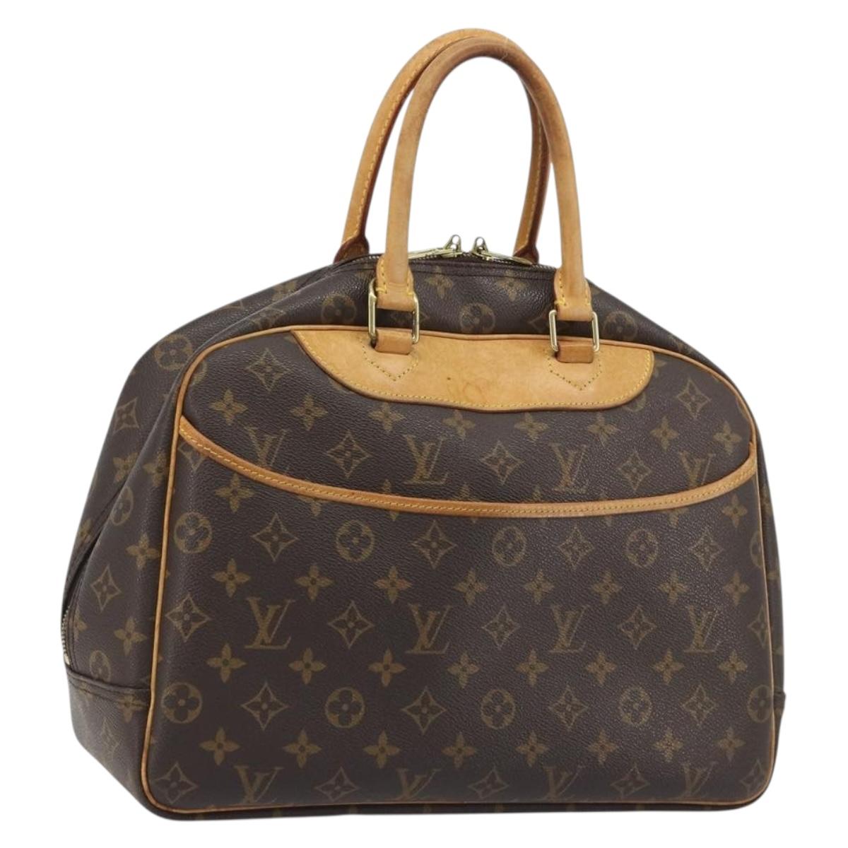 LOUIS VUITTON Monogram Deauville Hand Bag M47270 LV Auth 190863