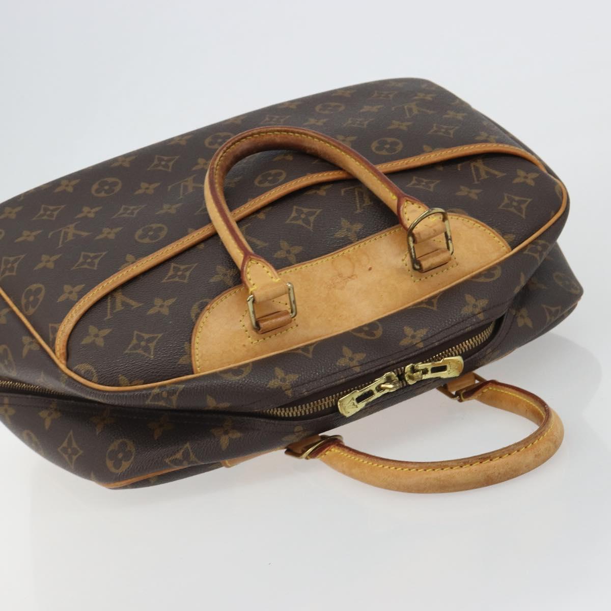LOUIS VUITTON Monogram Deauville Hand Bag M47270 LV Auth 190863