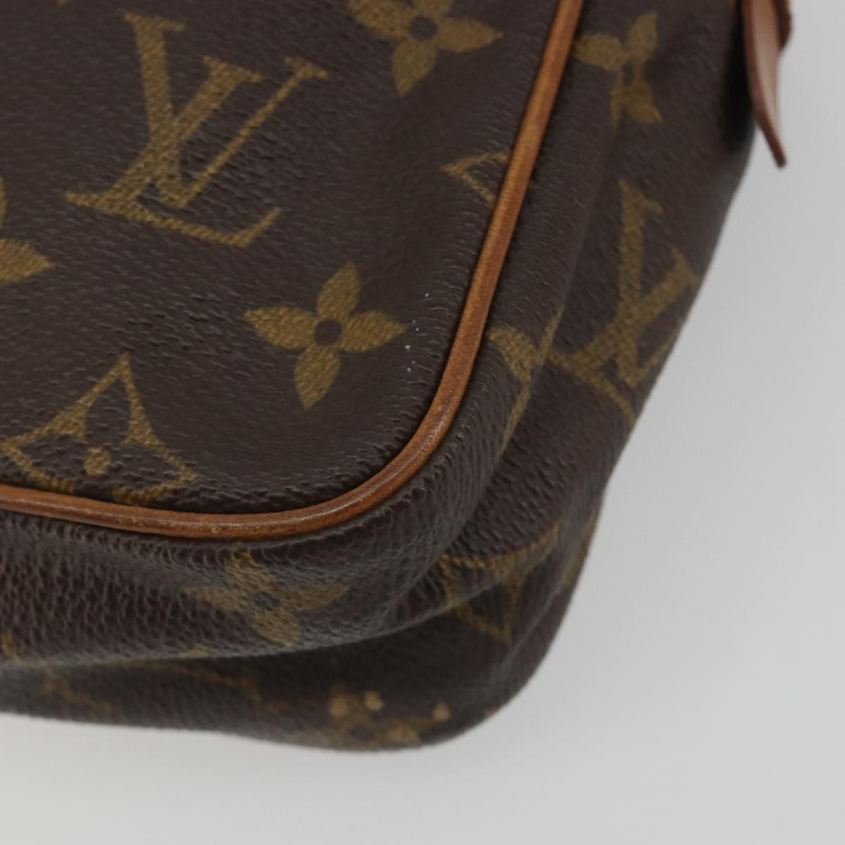 LOUIS VUITTON Monogram Compiegne 23 Clutch Bag M51847 LV Auth 190872