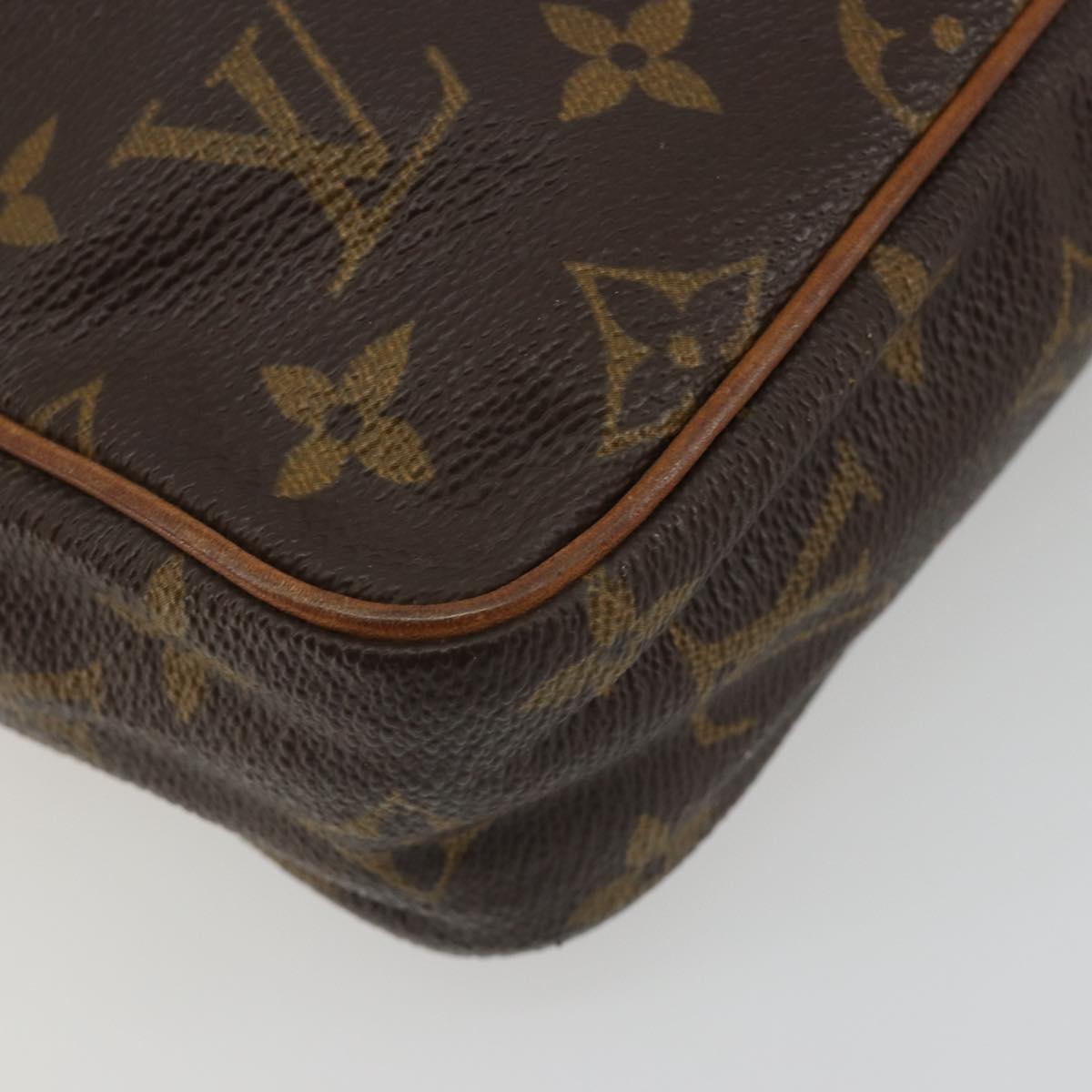 LOUIS VUITTON Monogram Compiegne 23 Clutch Bag M51847 LV Auth 190872
