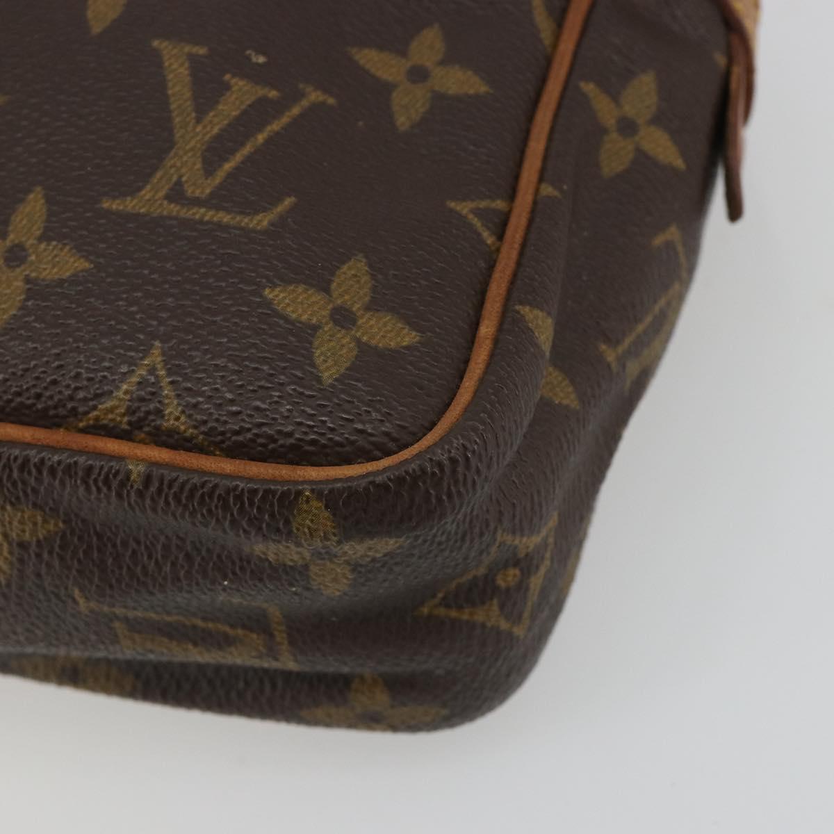 LOUIS VUITTON Monogram Compiegne 23 Clutch Bag M51847 LV Auth 190872