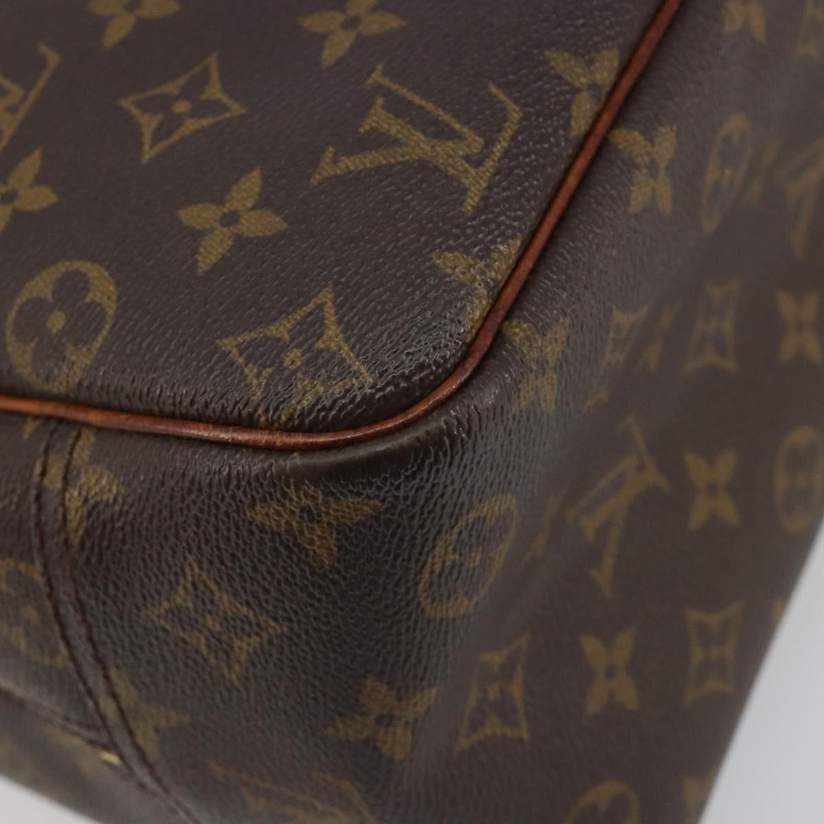 LOUIS VUITTON Monogram Deauville Hand Bag M47270 LV Auth 190874