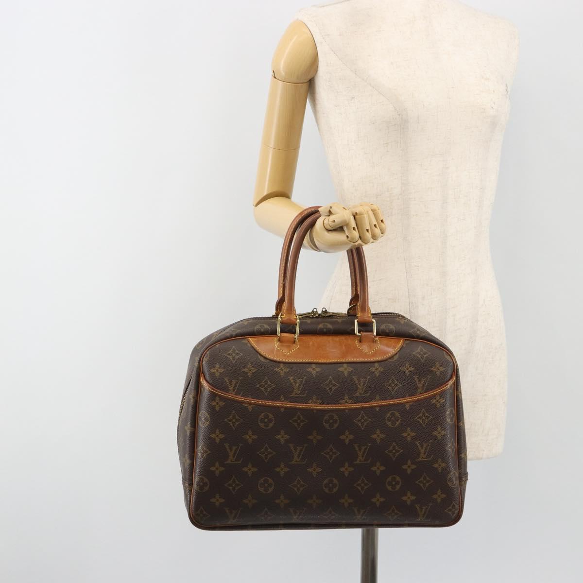 LOUIS VUITTON Monogram Deauville Hand Bag M47270 LV Auth 190874