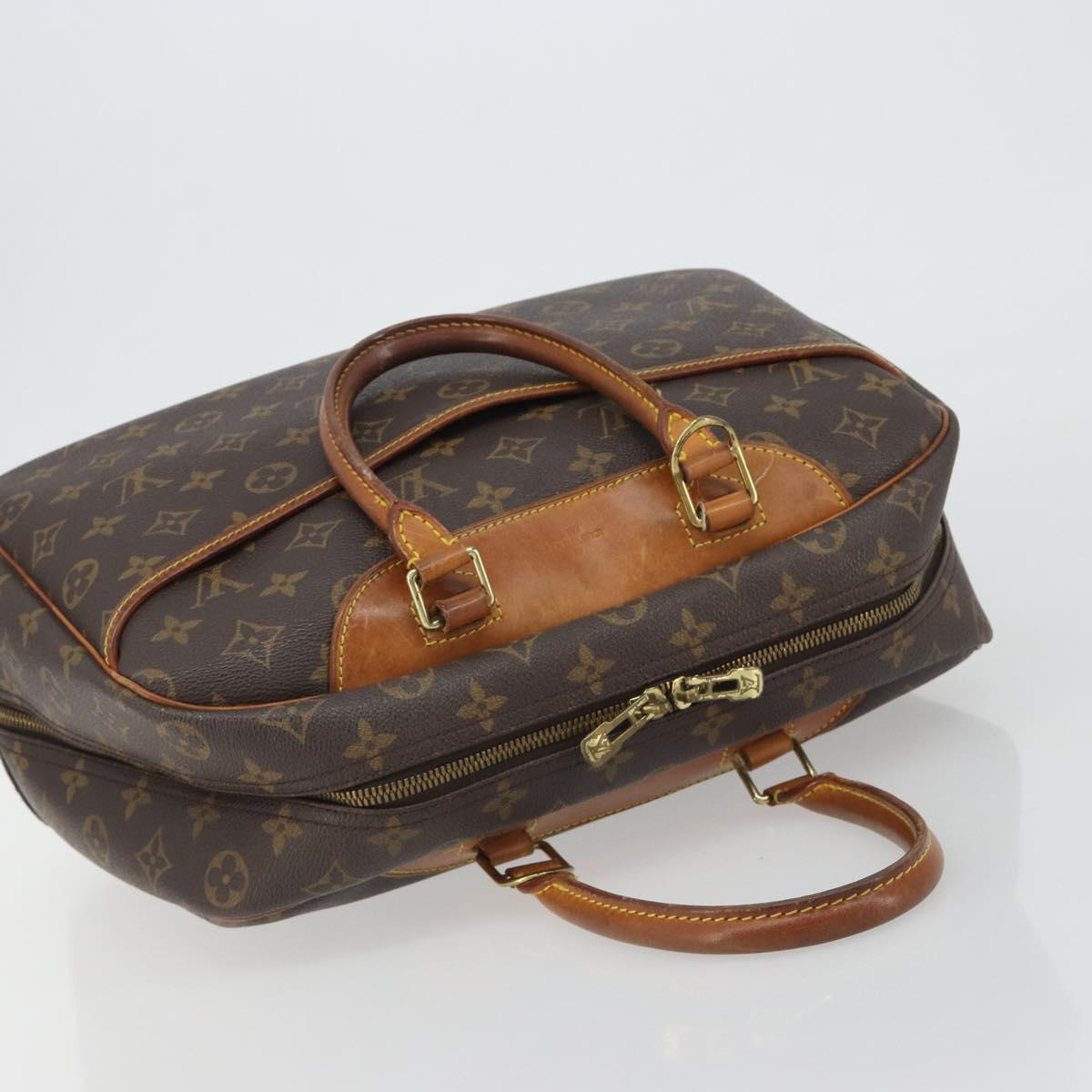 LOUIS VUITTON Monogram Deauville Hand Bag M47270 LV Auth 190874