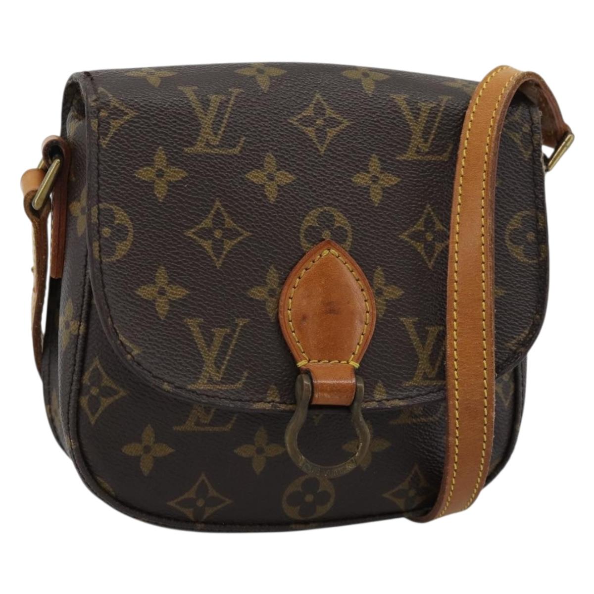 LOUIS VUITTON Monogram Saint Cloud PM Shoulder Bag M51244 LV Auth 190875