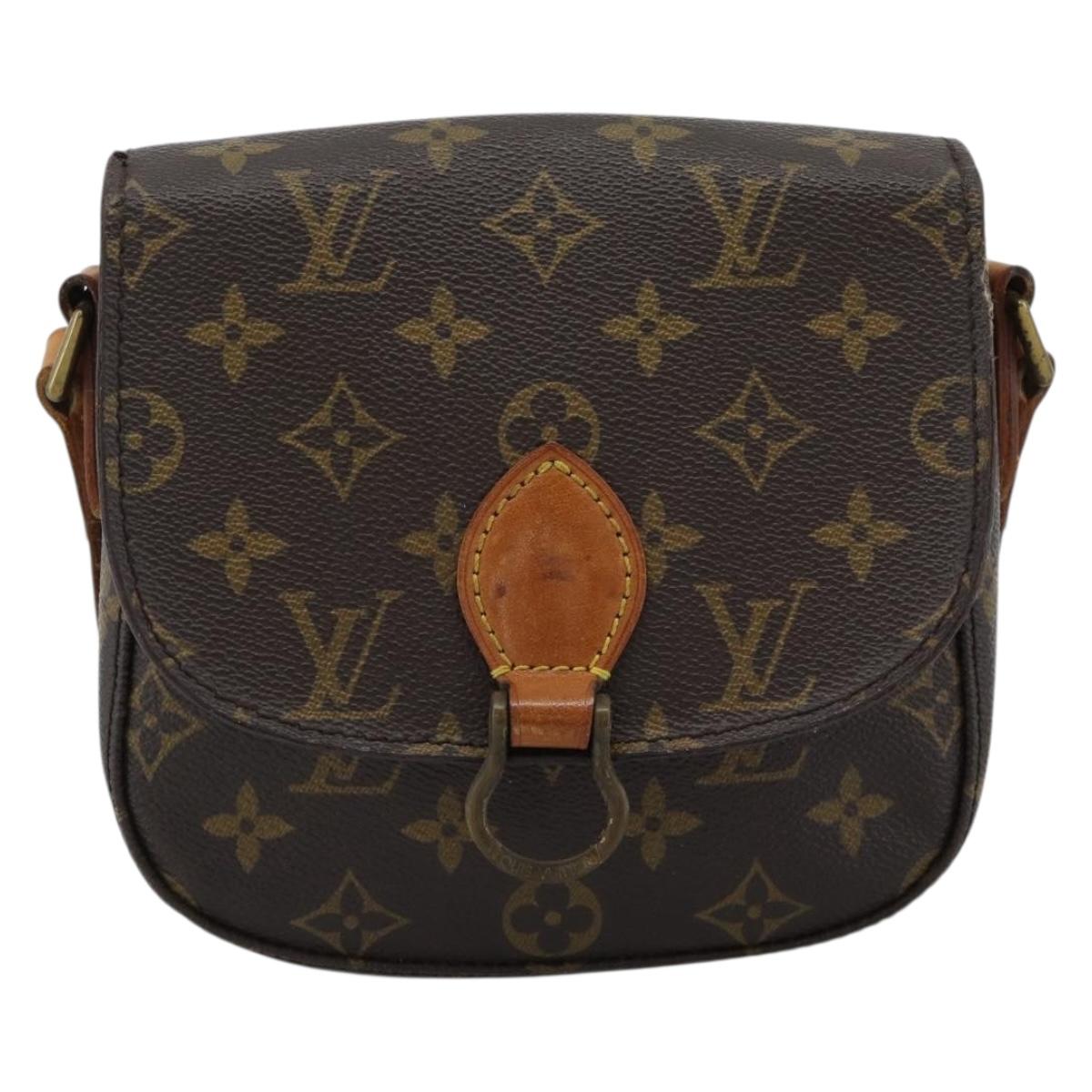 LOUIS VUITTON Monogram Saint Cloud PM Shoulder Bag M51244 LV Auth 190875