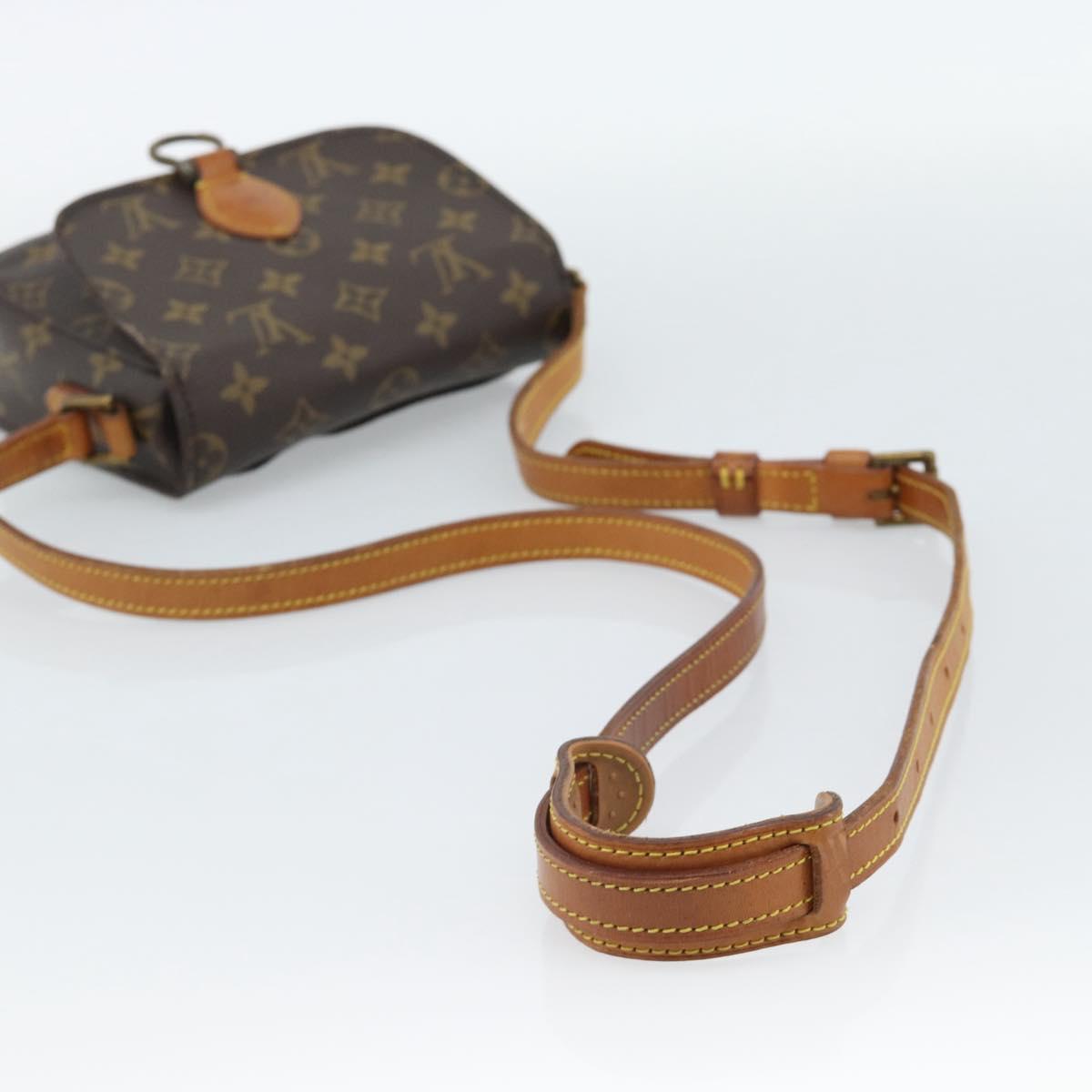 LOUIS VUITTON Monogram Saint Cloud PM Shoulder Bag M51244 LV Auth 190875