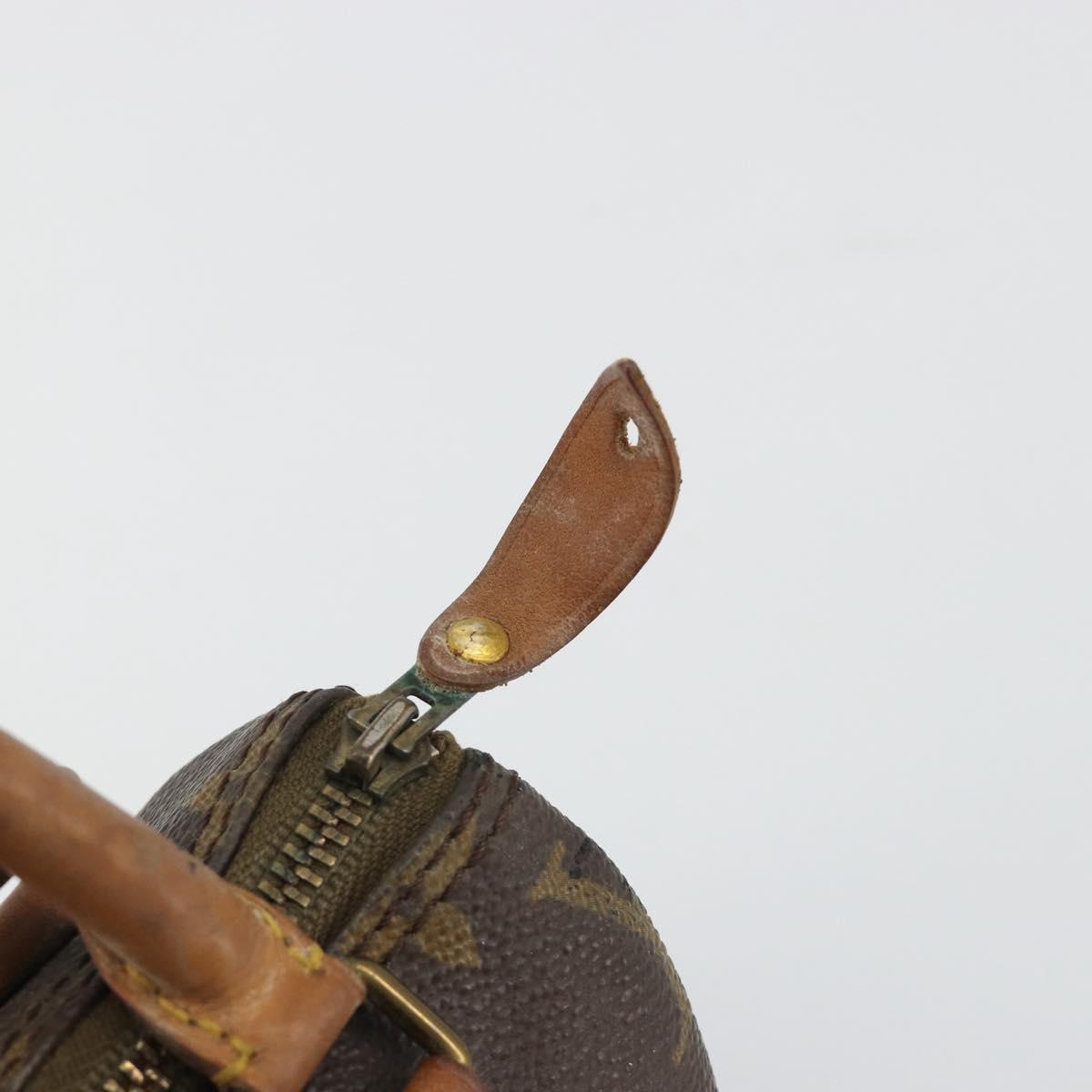LOUIS VUITTON Monogram Mini Speedy Hand Bag Vintage M41534 LV Auth 190879