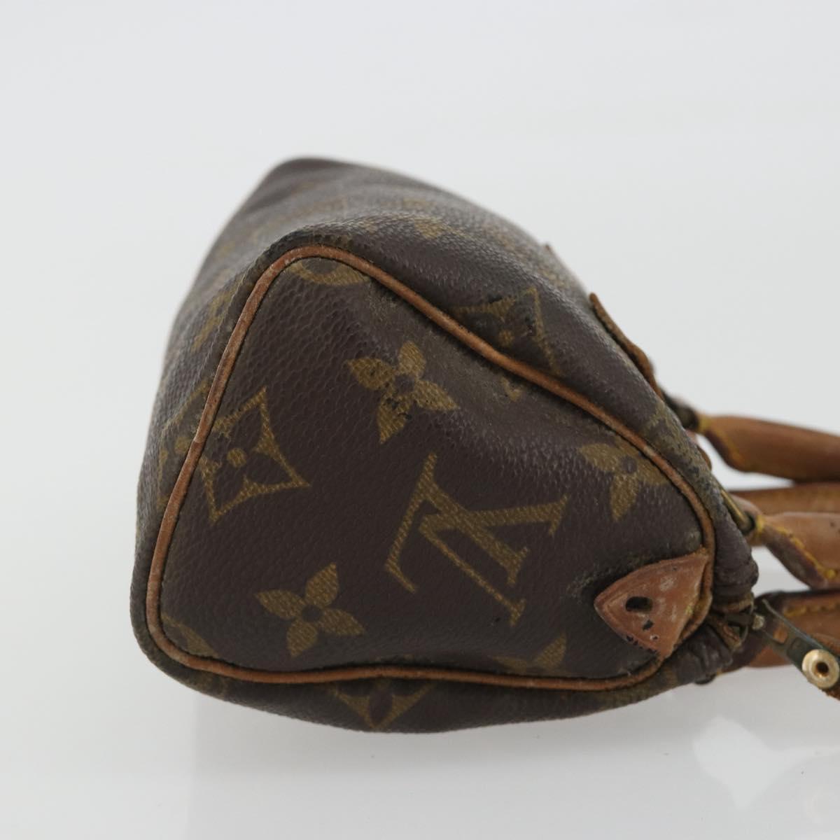 LOUIS VUITTON Monogram Mini Speedy Hand Bag Vintage M41534 LV Auth 190879