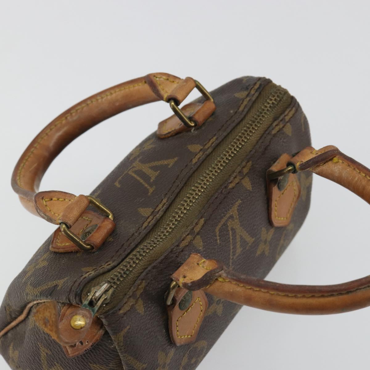 LOUIS VUITTON Monogram Mini Speedy Hand Bag Vintage M41534 LV Auth 190879