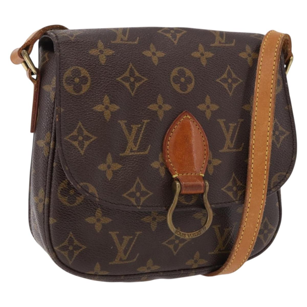 LOUIS VUITTON Monogram Saint Cloud MM Shoulder Bag M51243 LV Auth 190901