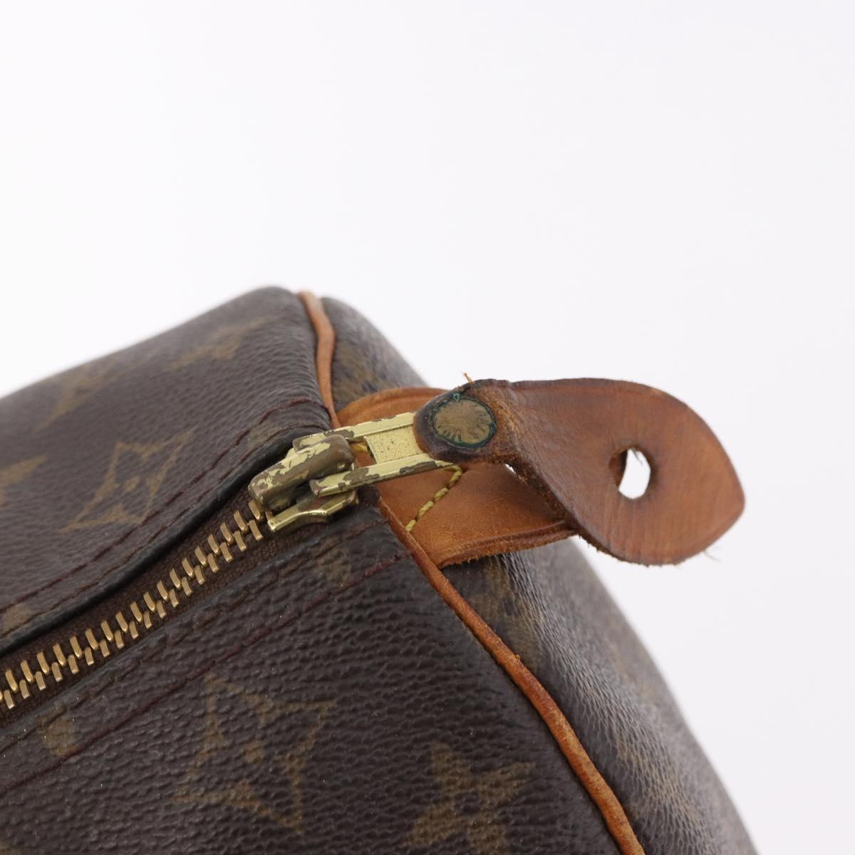 LOUIS VUITTON Monogram Speedy 30 Hand Bag M41526 LV Auth 190917