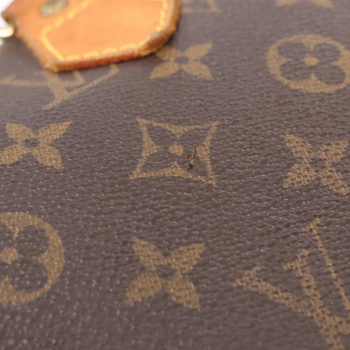 LOUIS VUITTON Monogram Speedy 30 Hand Bag M41526 LV Auth 190917