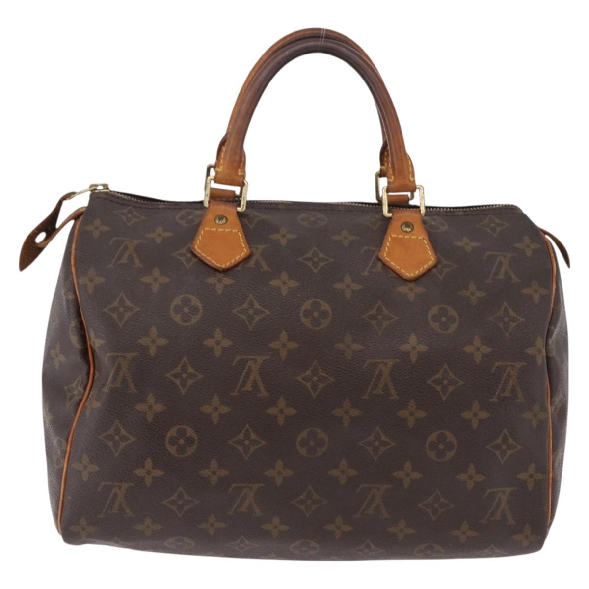 LOUIS VUITTON Monogram Speedy 30 Hand Bag M41526 LV Auth 190917