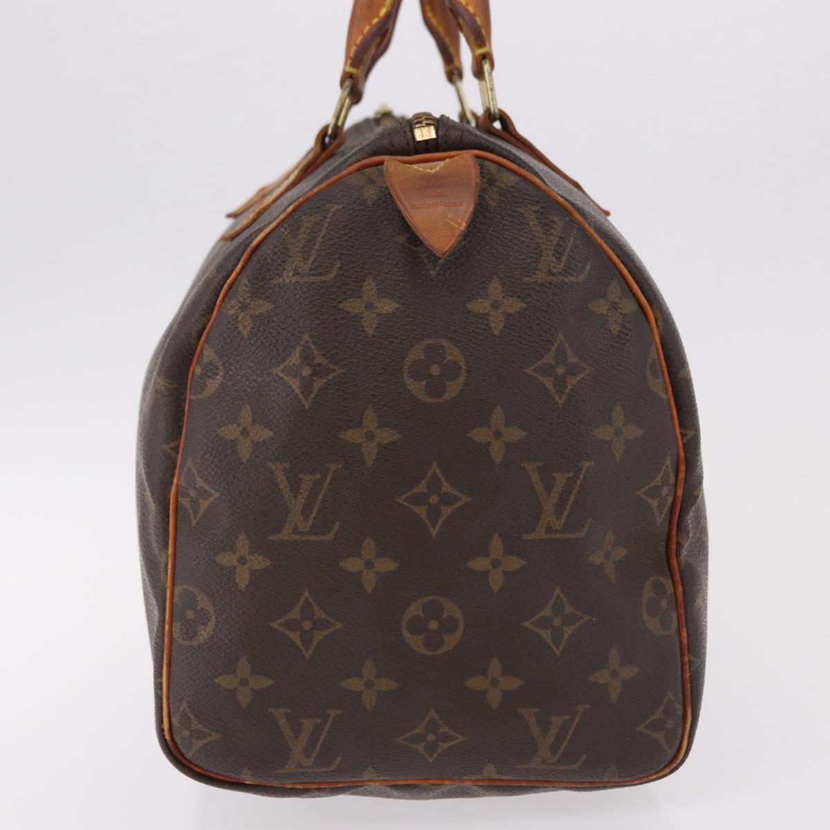 LOUIS VUITTON Monogram Speedy 30 Hand Bag M41526 LV Auth 190917