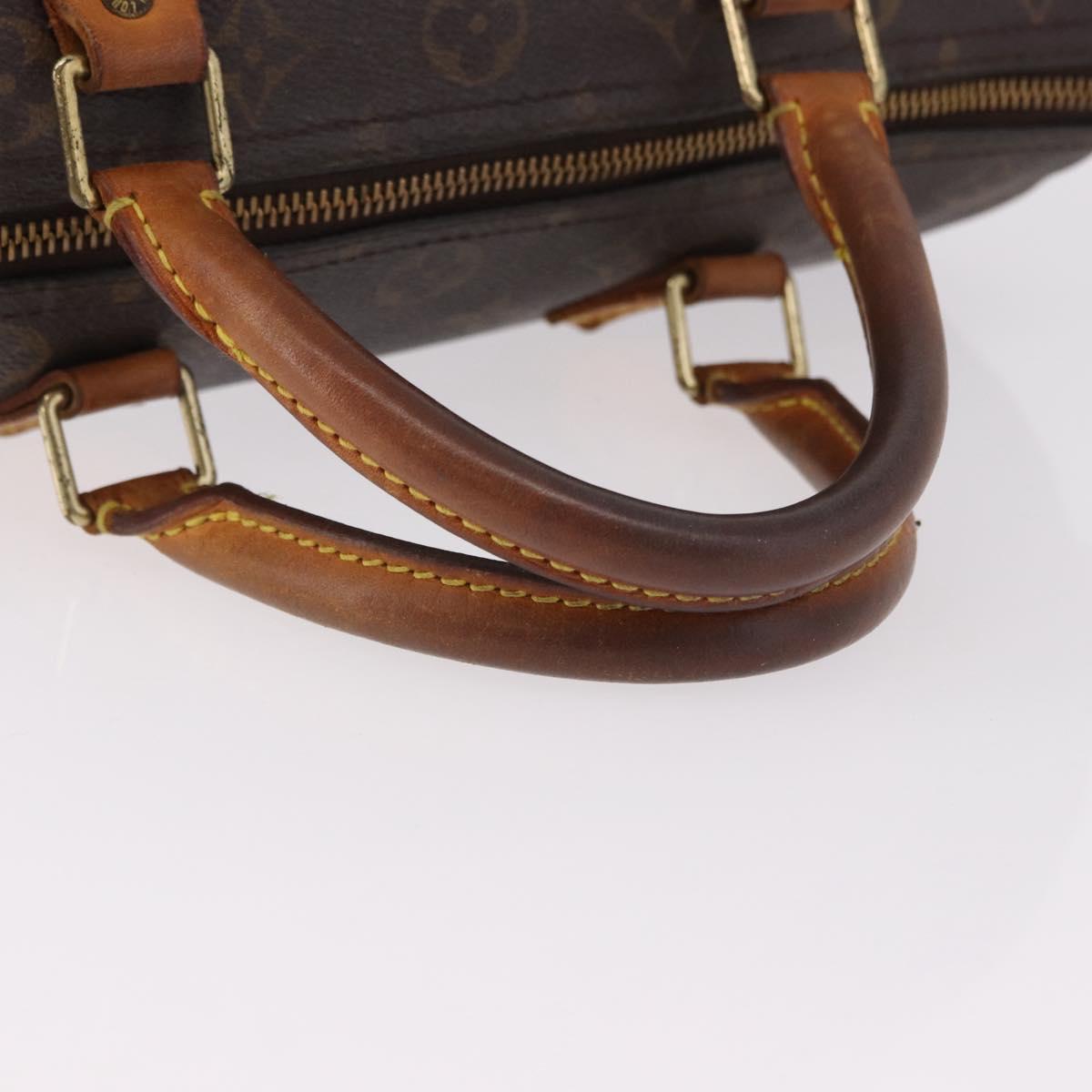 LOUIS VUITTON Monogram Speedy 30 Hand Bag M41526 LV Auth 190917
