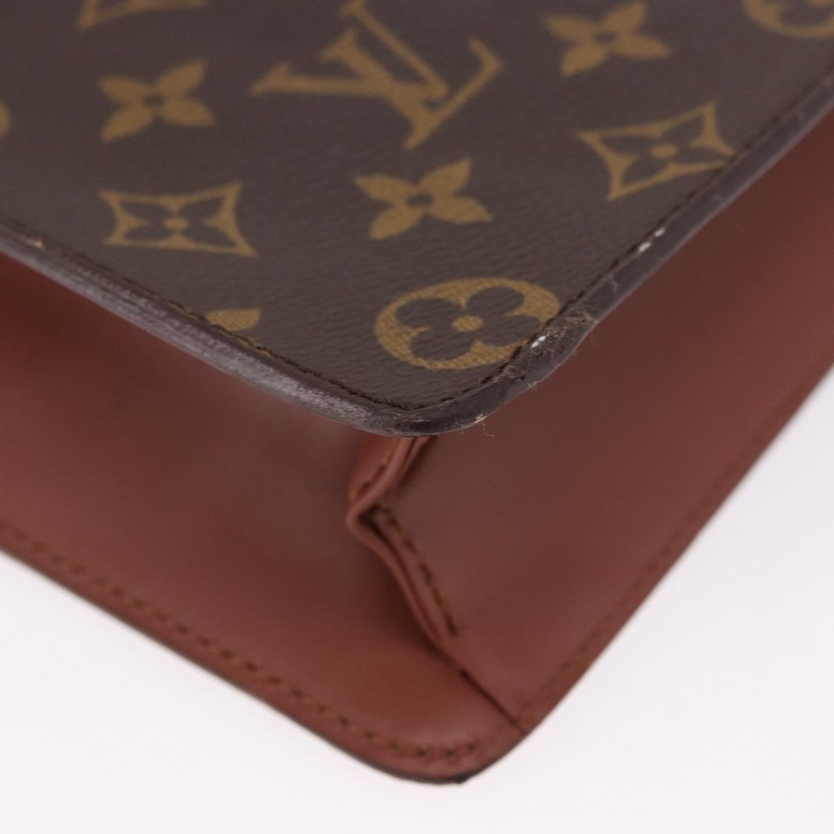 LOUIS VUITTON Monogram Porte Documents Bandouliere Bag M53338 LV Auth 190923