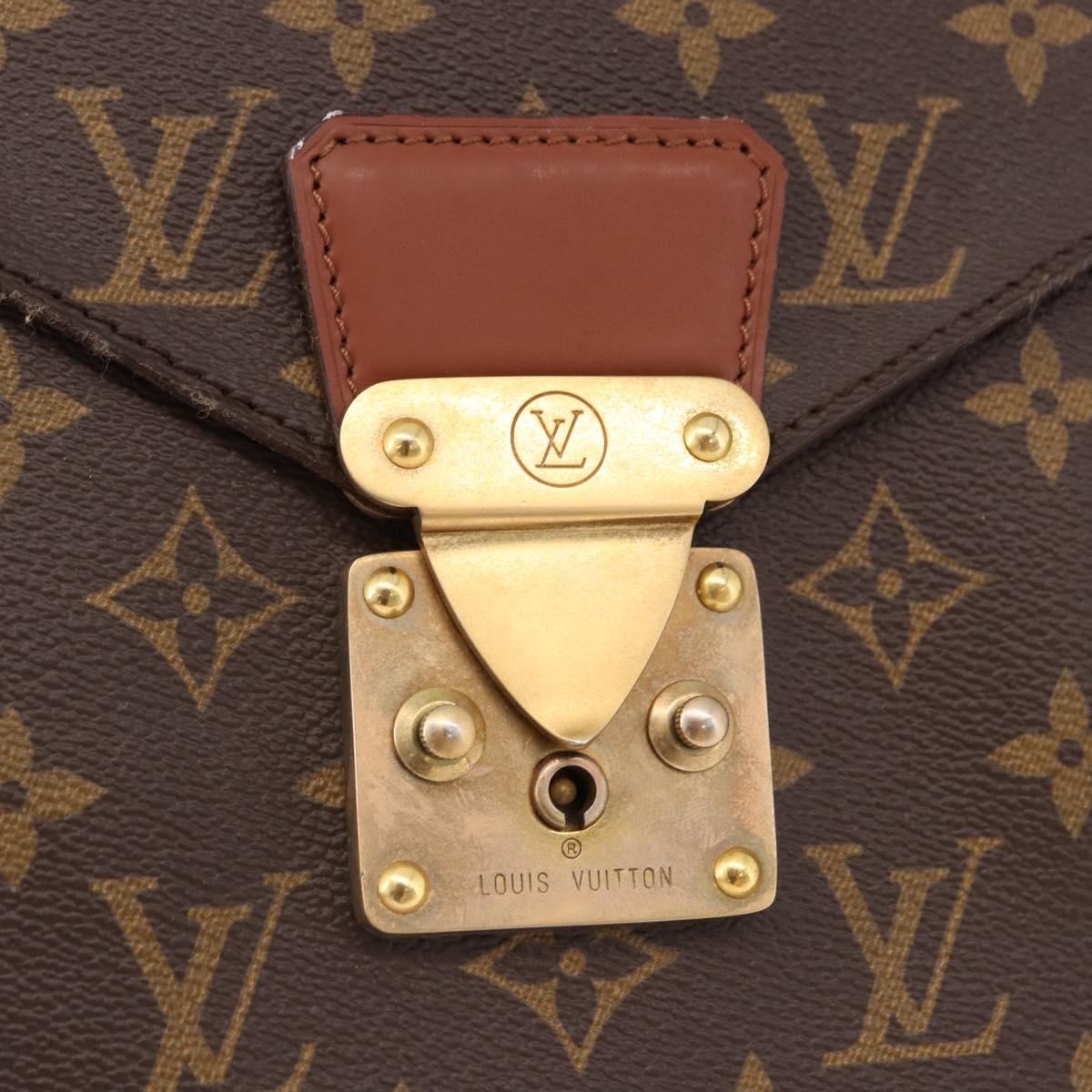 LOUIS VUITTON Monogram Porte Documents Bandouliere Bag M53338 LV Auth 190923