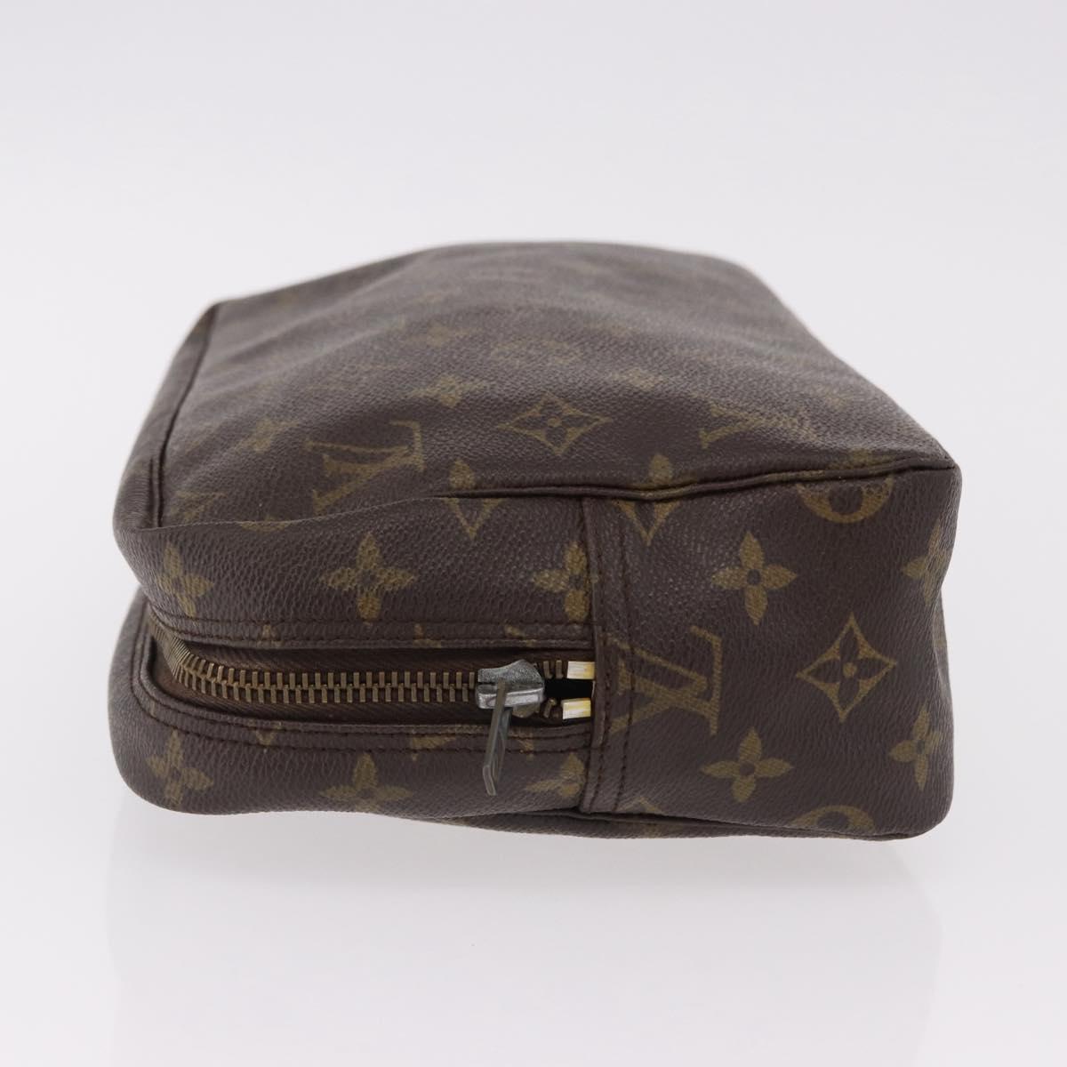 LOUIS VUITTON Monogram Trousse Toilette 28 Clutch Bag M47522 LV Auth 190938