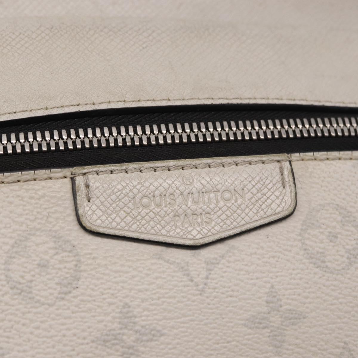 LOUIS VUITTON Tiger Lama Monogram Alpha Messenger Bag White M31069 Auth 190942