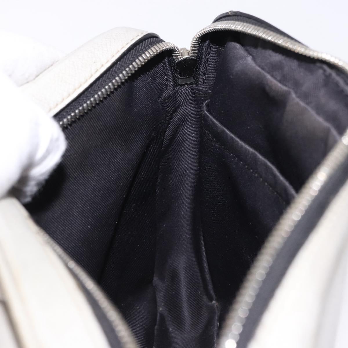 LOUIS VUITTON Tiger Lama Monogram Alpha Messenger Bag White M31069 Auth 190942