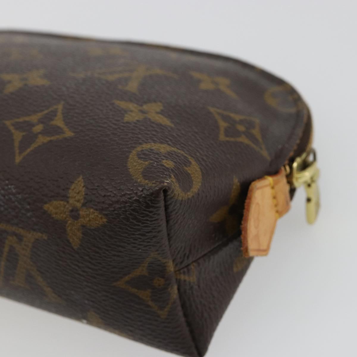 LOUIS VUITTON Monogram Pochette Cosmetic PM Pouch M43998 LV Auth 190943