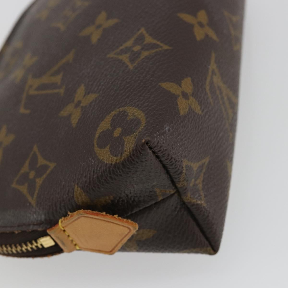 LOUIS VUITTON Monogram Pochette Cosmetic PM Pouch M43998 LV Auth 190943