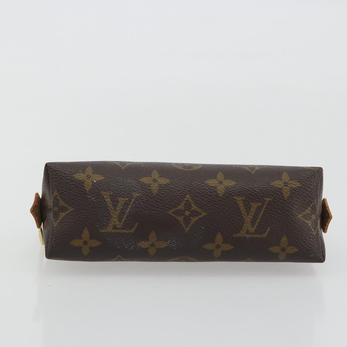 LOUIS VUITTON Monogram Pochette Cosmetic PM Pouch M43998 LV Auth 190943