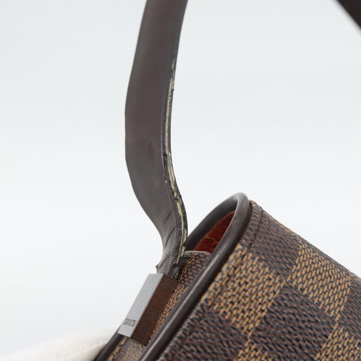 LOUIS VUITTON Damier Ebene Tribeca Ron Shoulder Bag N51160 LV Auth 190944