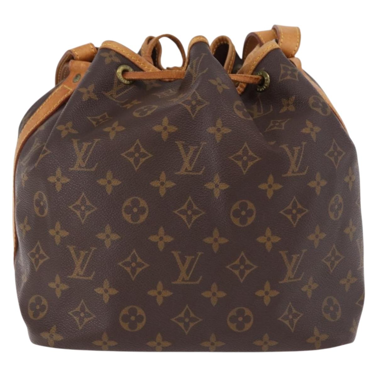 LOUIS VUITTON Monogram Petit Noe Shoulder Bag M42226 LV Auth 190949A