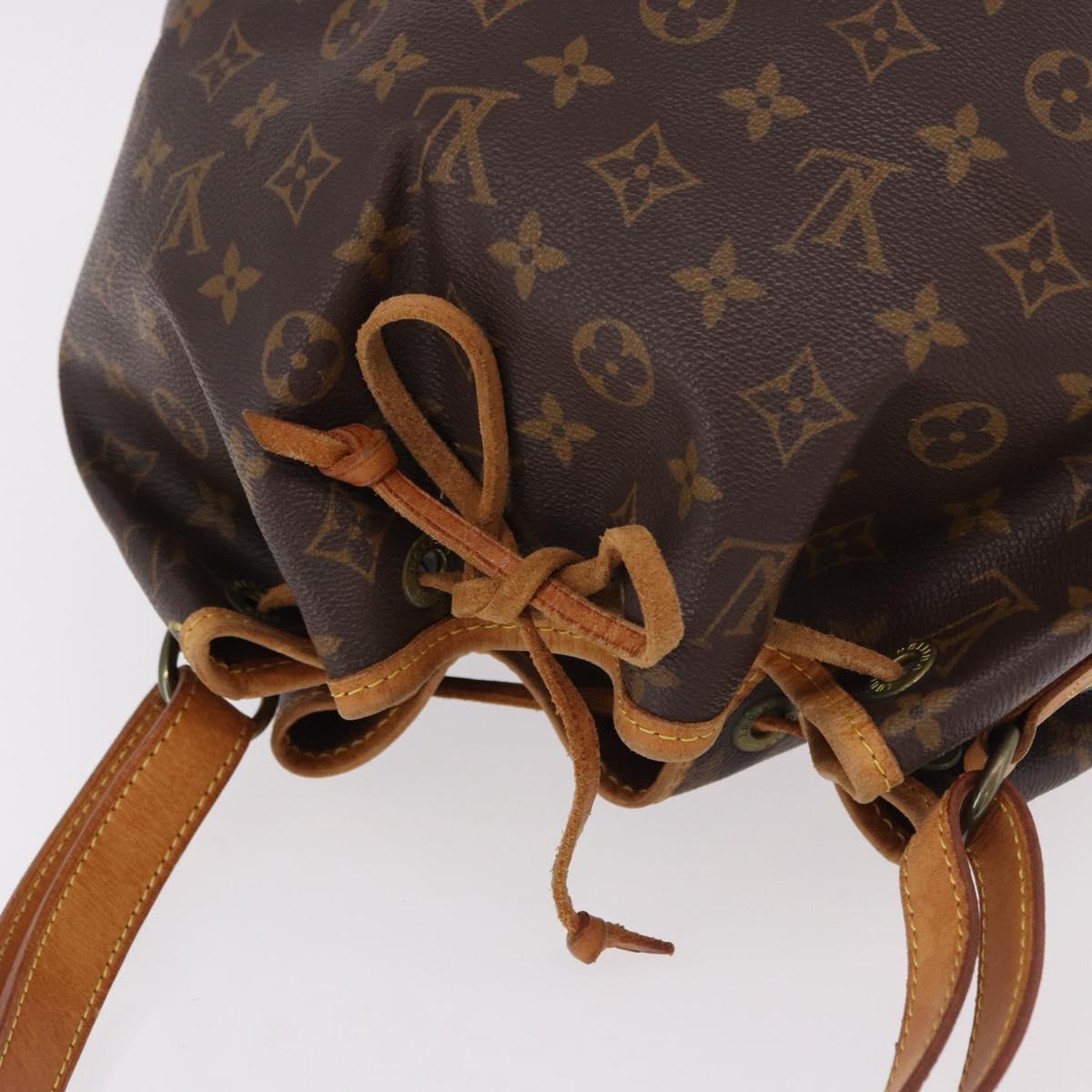 LOUIS VUITTON Monogram Petit Noe Shoulder Bag M42226 LV Auth 190949A