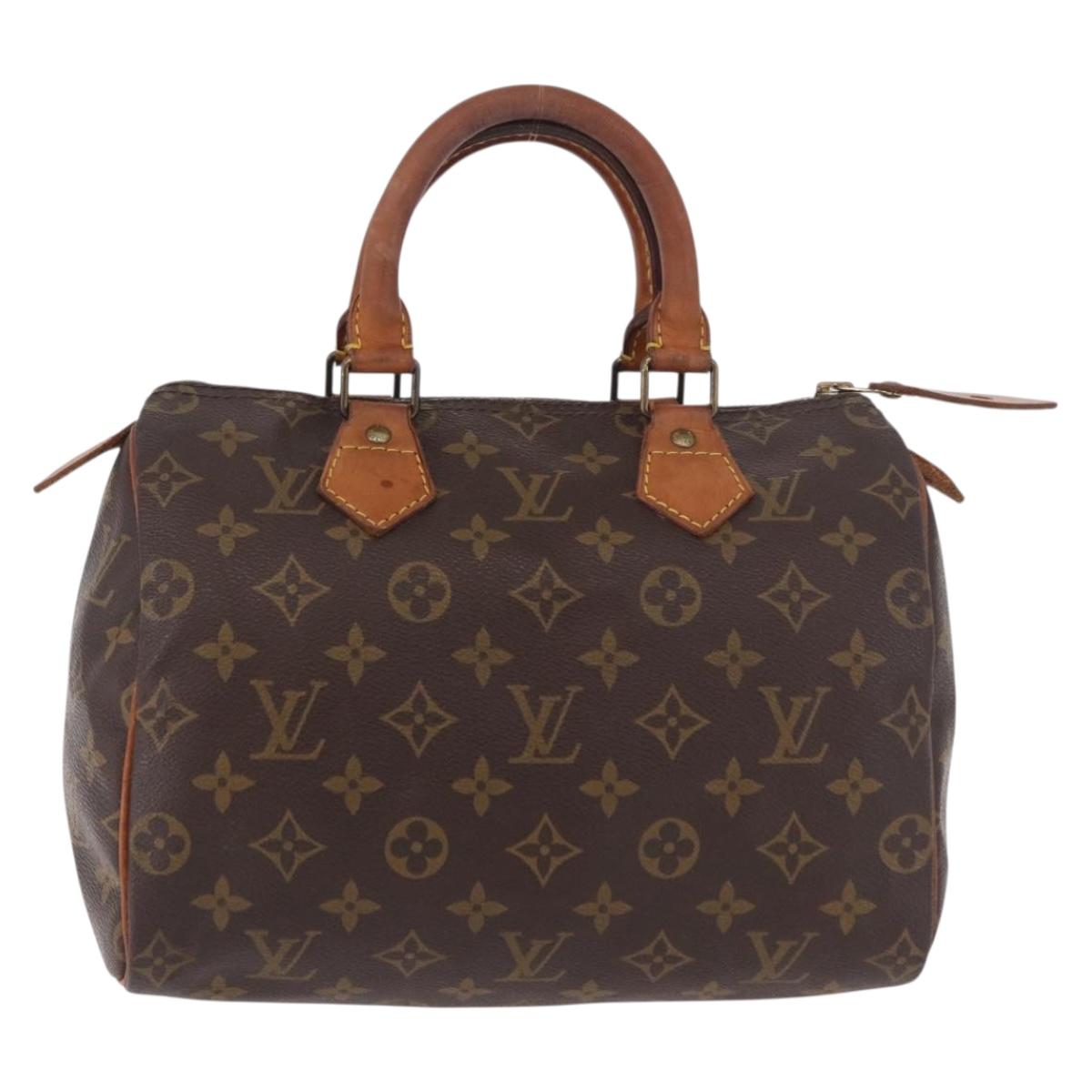 LOUIS VUITTON Monogram Speedy 25 Hand Bag M41528 LV Auth 190955A