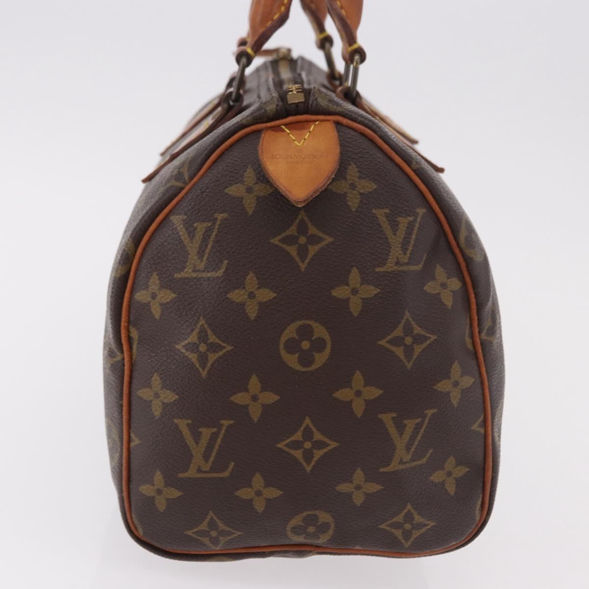 LOUIS VUITTON Monogram Speedy 25 Hand Bag M41528 LV Auth 190955A