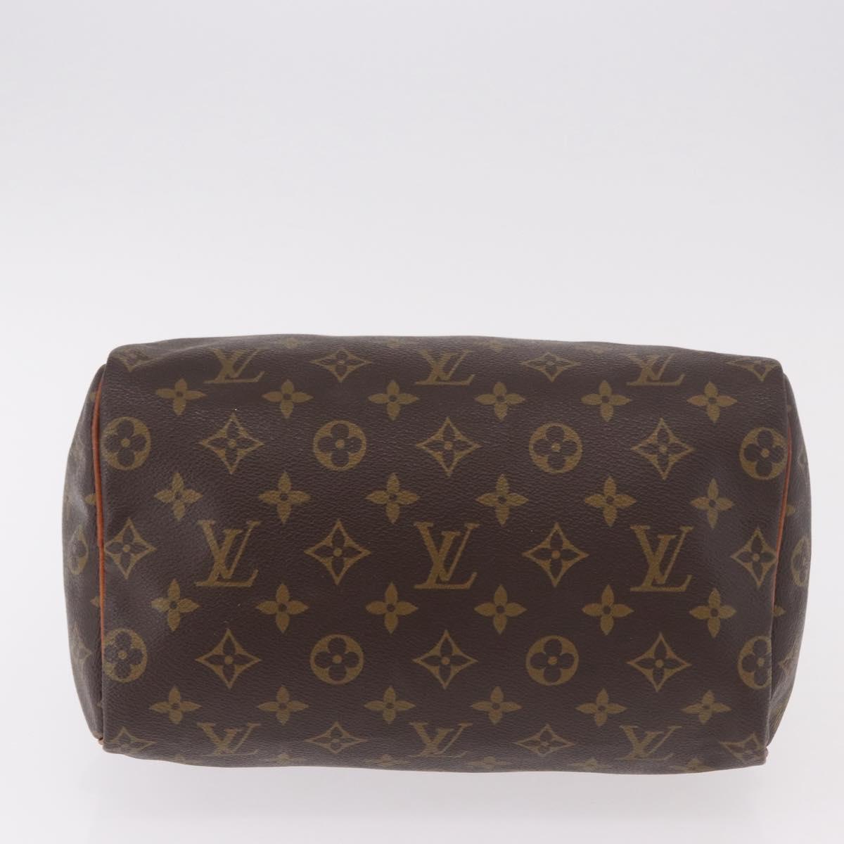 LOUIS VUITTON Monogram Speedy 25 Hand Bag M41528 LV Auth 190955A