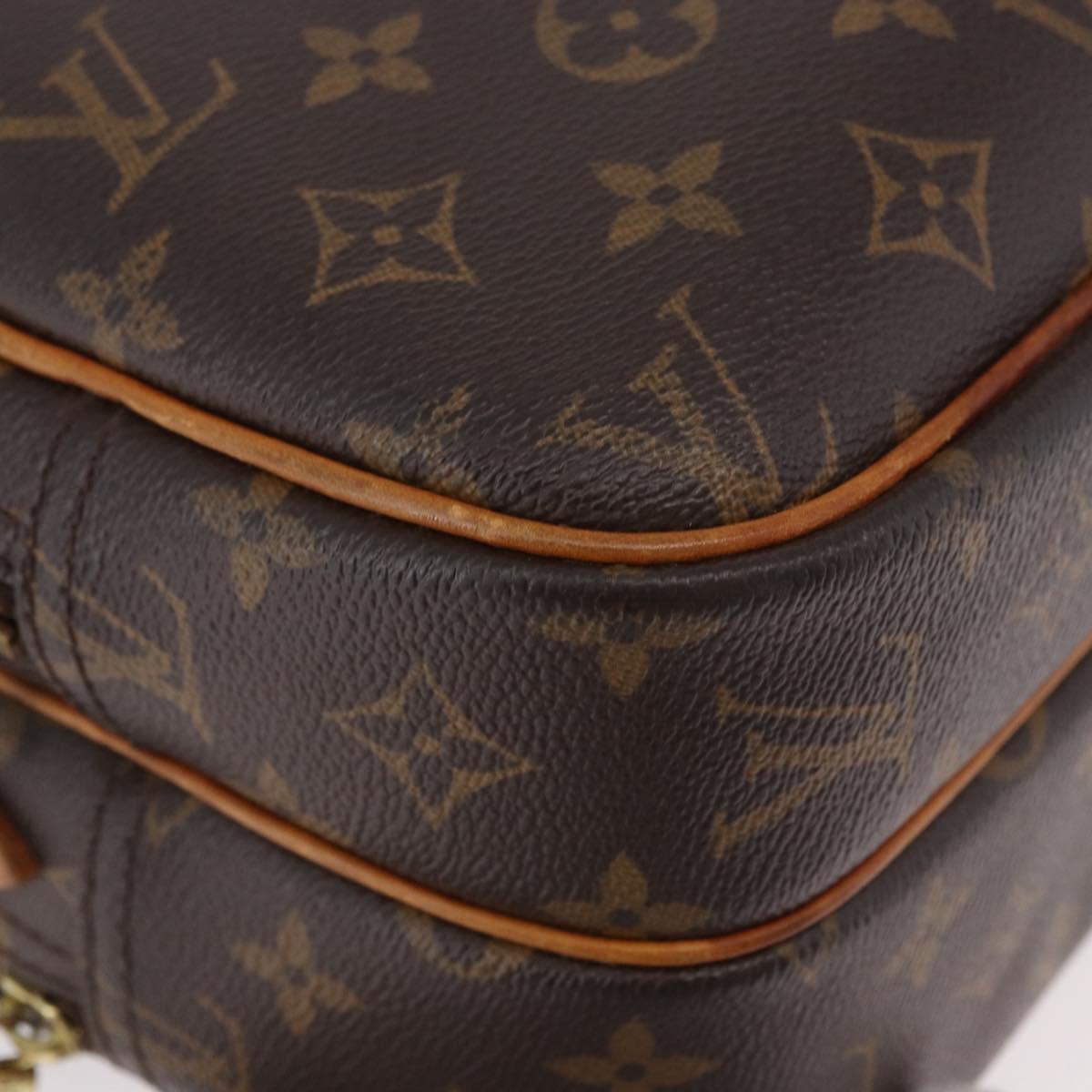 LOUIS VUITTON Monogram Reporter PM Shoulder Bag M45254 LV Auth 190957A