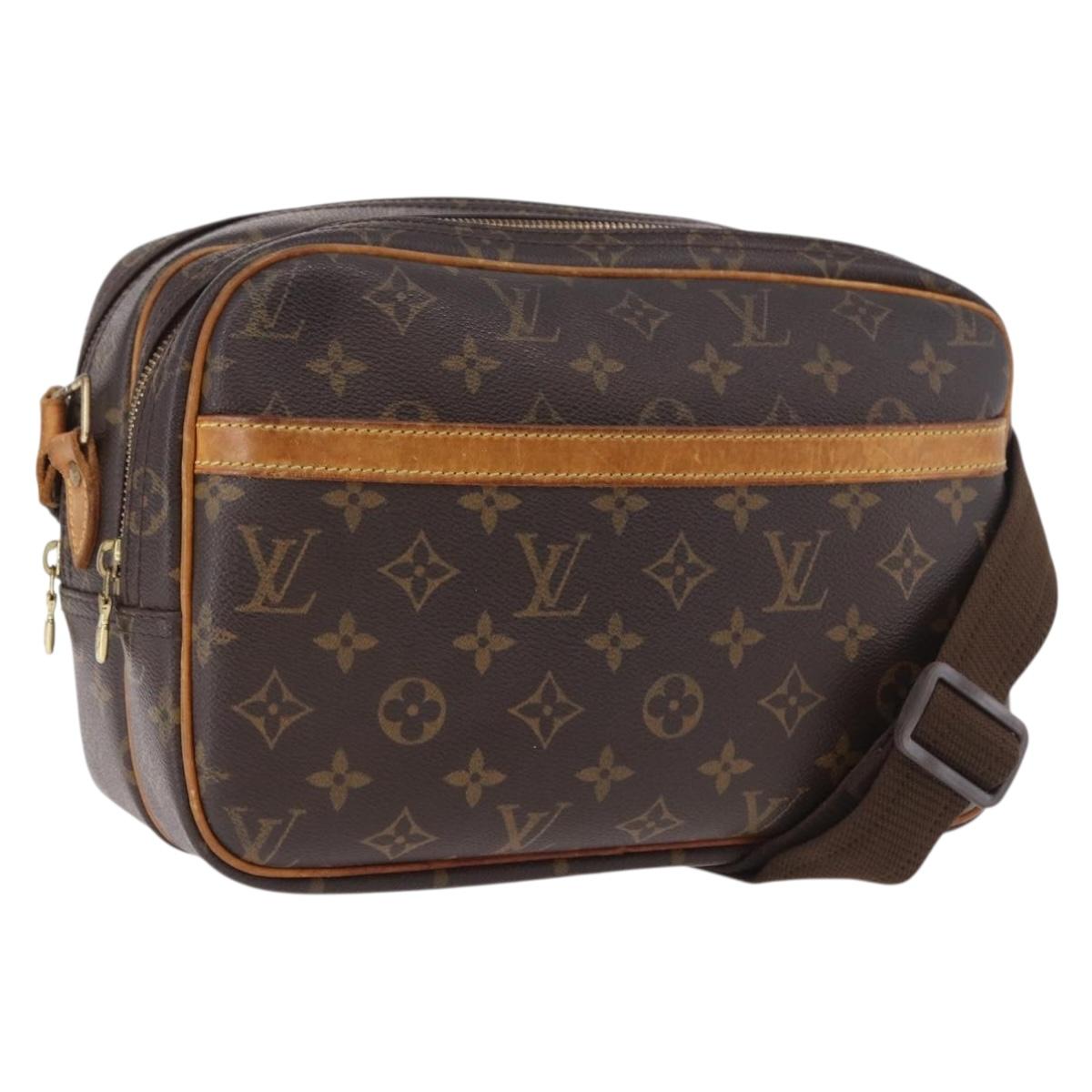 LOUIS VUITTON Monogram Reporter PM Shoulder Bag M45254 LV Auth 190957A