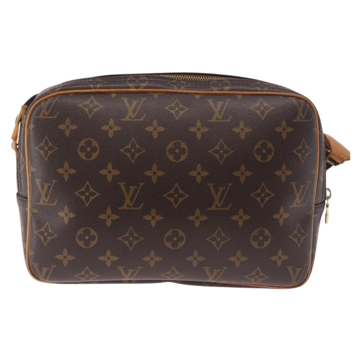 LOUIS VUITTON Monogram Reporter PM Shoulder Bag M45254 LV Auth 190957A