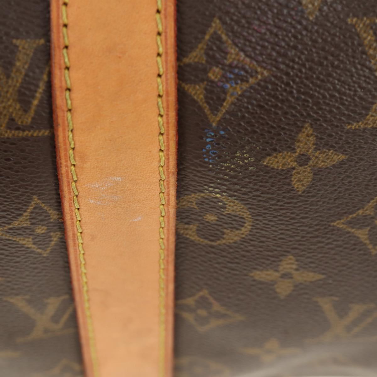 LOUIS VUITTON Monogram Keepall Bandouliere 45 Boston Bag M41418 LV Auth 190958V