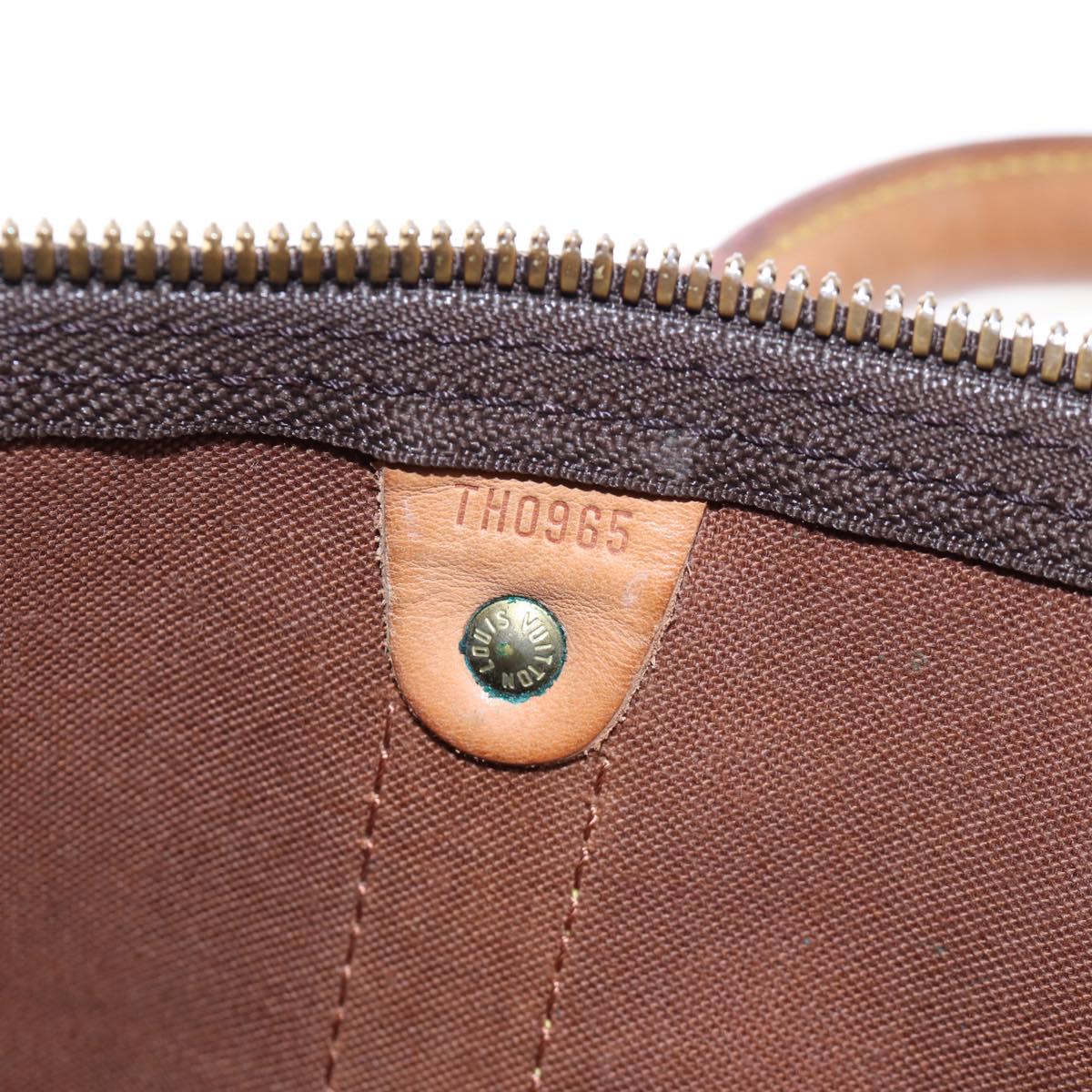 LOUIS VUITTON Monogram Keepall Bandouliere 45 Boston Bag M41418 LV Auth 190958V