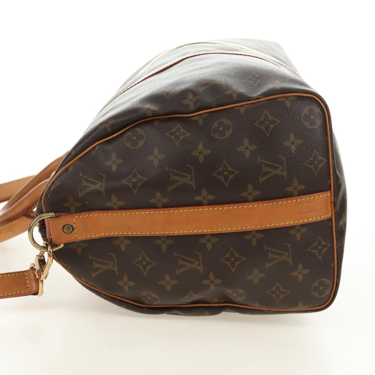 LOUIS VUITTON Monogram Keepall Bandouliere 45 Boston Bag M41418 LV Auth 190958V