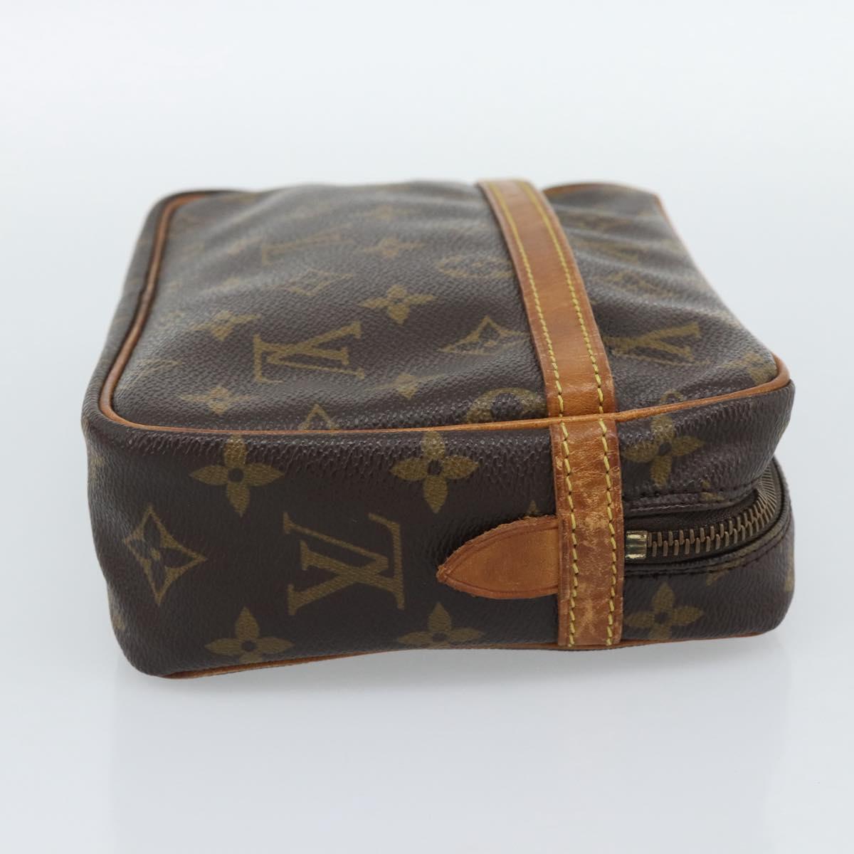 LOUIS VUITTON Monogram Compiegne 23 Clutch Bag M51847 LV Auth 190959A