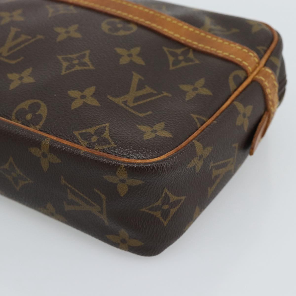 LOUIS VUITTON Monogram Compiegne 23 Clutch Bag M51847 LV Auth 190959A