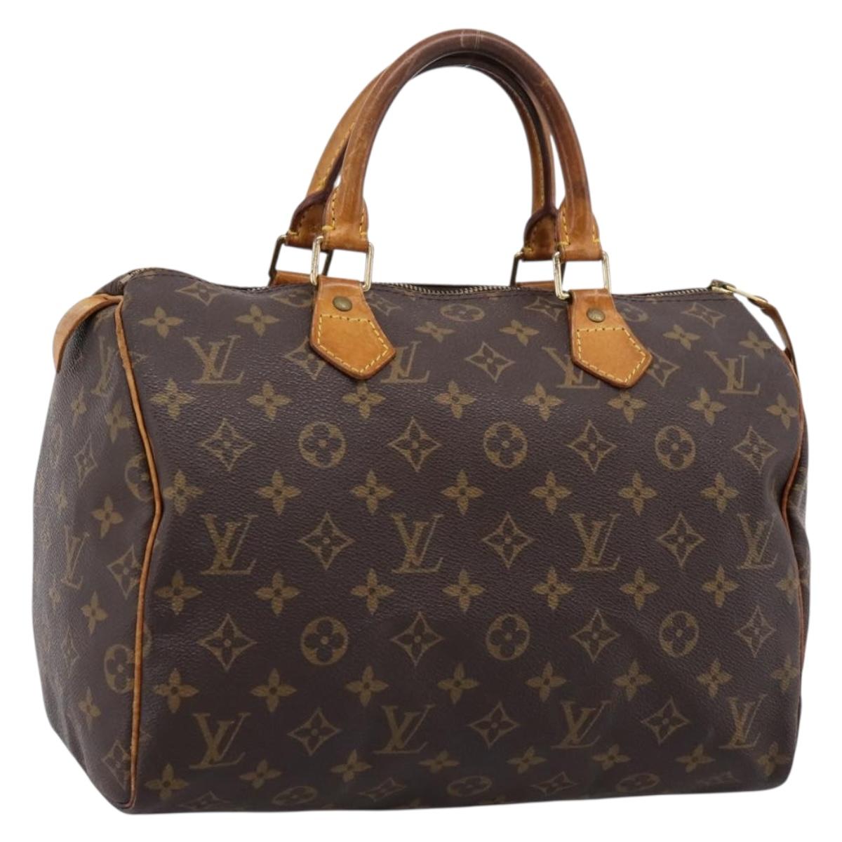 LOUIS VUITTON Monogram Speedy 30 Hand Bag M41526 LV Auth 190960A