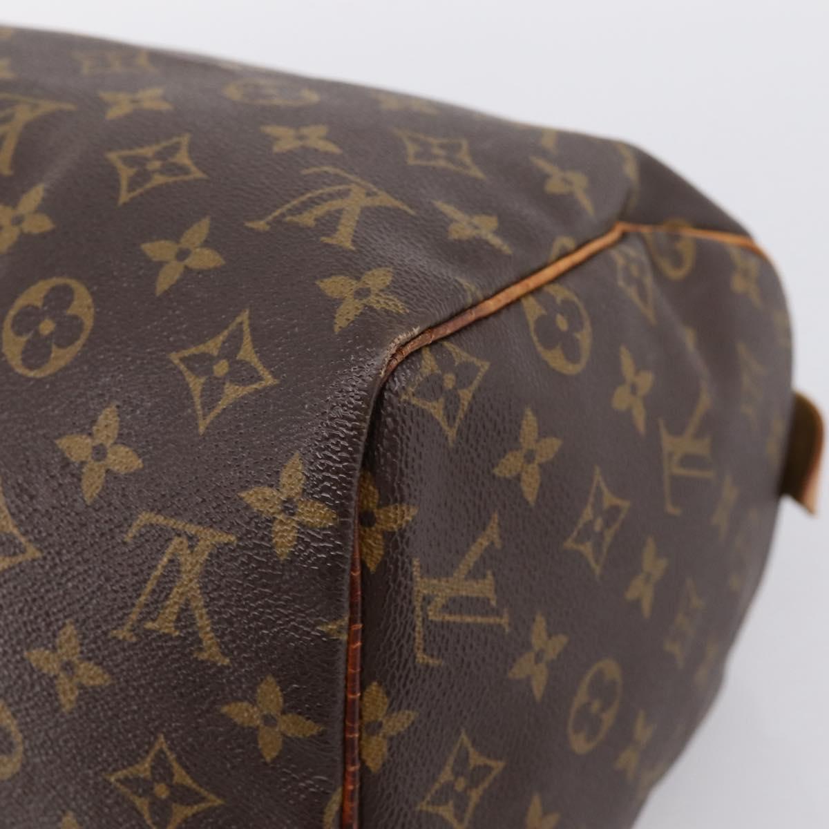 LOUIS VUITTON Monogram Speedy 30 Hand Bag M41526 LV Auth 190960A