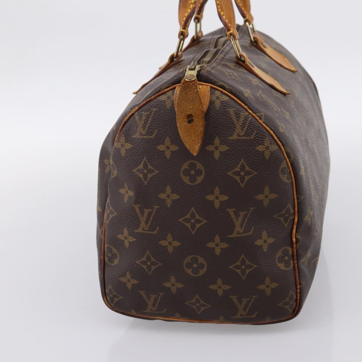 LOUIS VUITTON Monogram Speedy 30 Hand Bag M41526 LV Auth 190960A