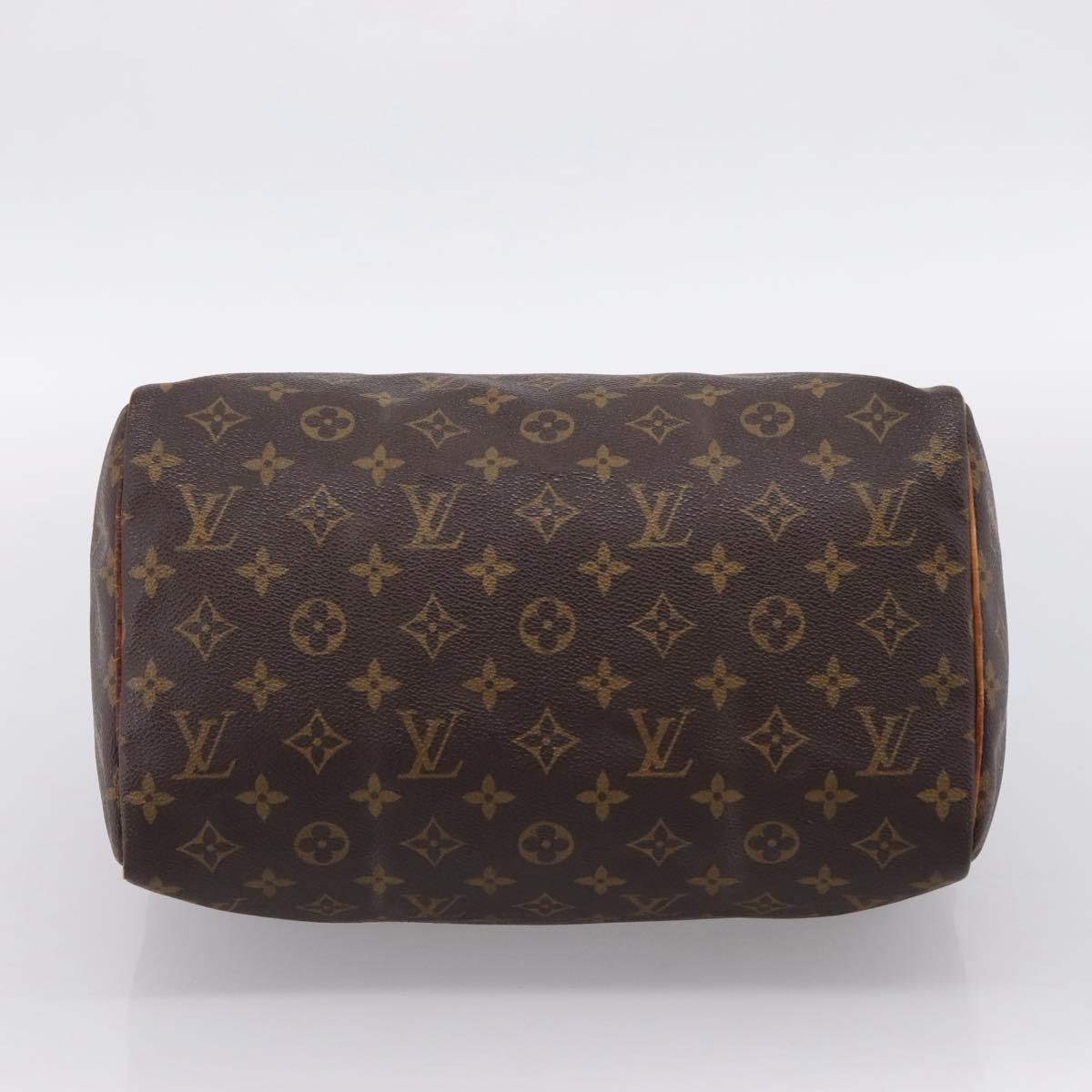 LOUIS VUITTON Monogram Speedy 30 Hand Bag M41526 LV Auth 190960A