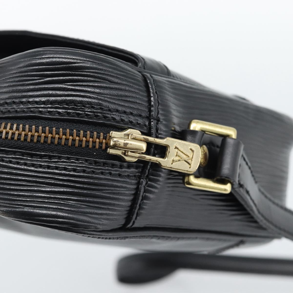 LOUIS VUITTON Epi Trocadero 23 Shoulder Bag Black M52302 LV Auth 190966V